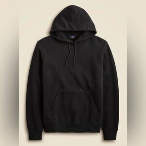 J.Crew Summit 11 oz. soft-knit fleece hoodie in black